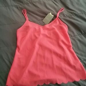 Anthropologie sheer cami tank
