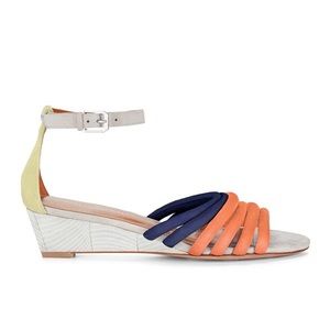 Rebecca Minkoff Suede Wedge Sandals