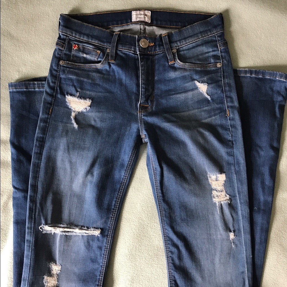 Size 25 boot cut Hudson jeans