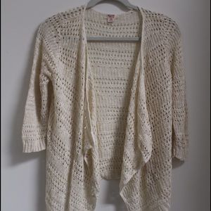 Cream Knit Cardigan