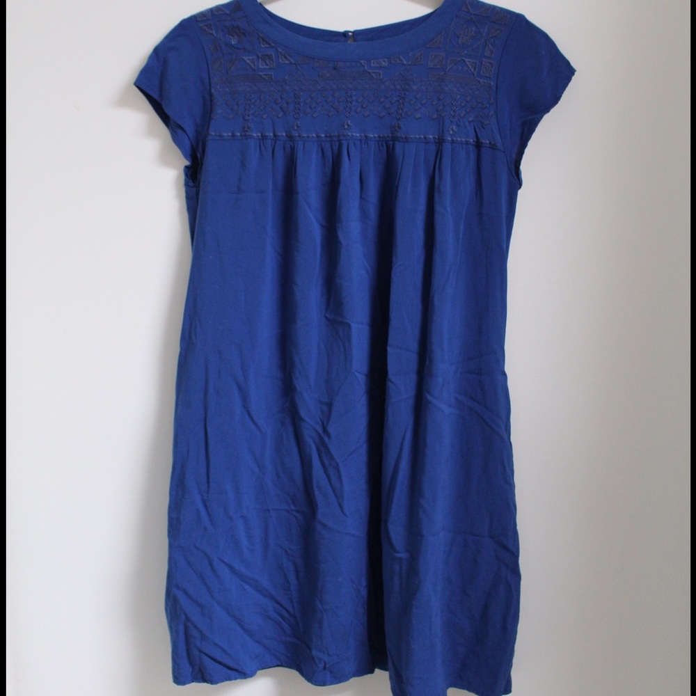 Royal Blue T-Shirt Dress