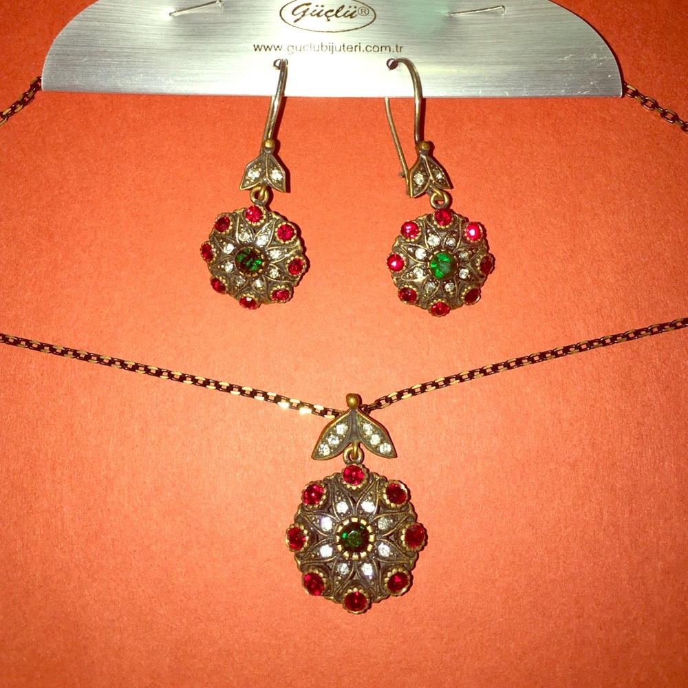 Necklace and Earrings