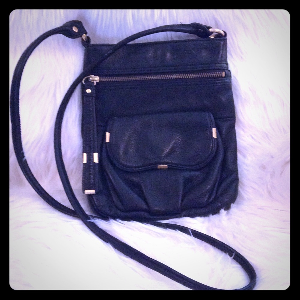 B Makowsky cross body purse
