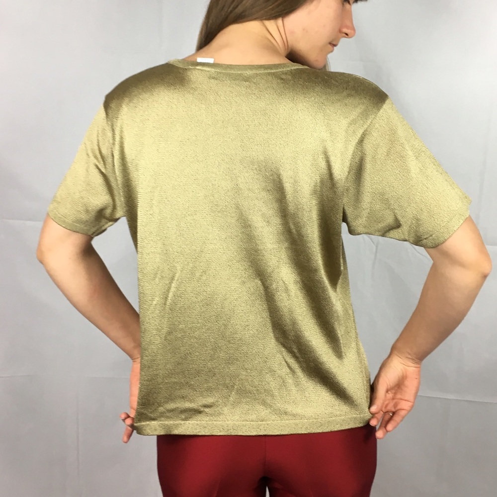 Liz Claiborne Metallic Shirt - Picture 2 of 2