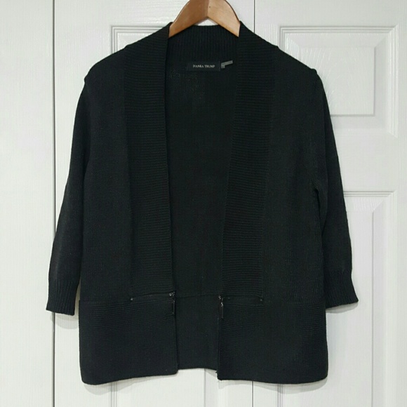 Ivanka Trump Sweaters - Ivanka Trump  classy black cardigan sweater EUC