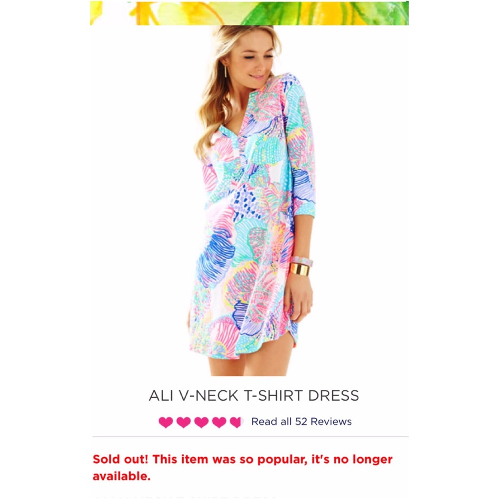 Lilly Pulitzer Ali vneck dress. Small. NWT