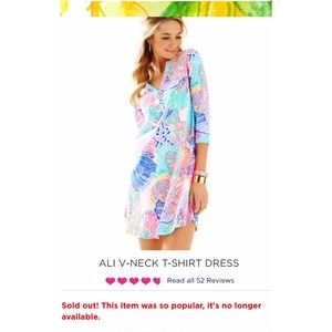 Lilly Pulitzer Ali vneck dress. Small. NWT