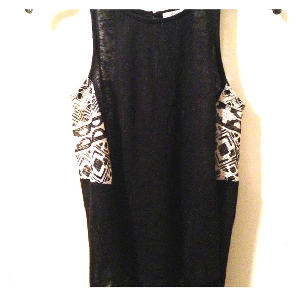 Free Bird See - Through Aztec Tank - Racerback - Picture 2 of 6