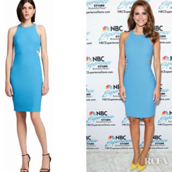 new | Elizabeth & James Lela Cutout Blue Dress 4 - Picture 4 of 4