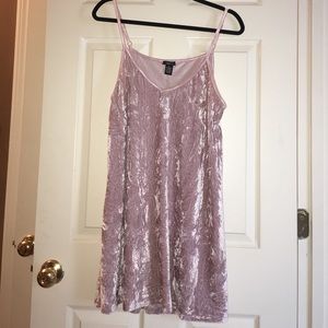 Velvet pink dress