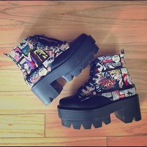 Awesome Comic-Style Bumper Boots