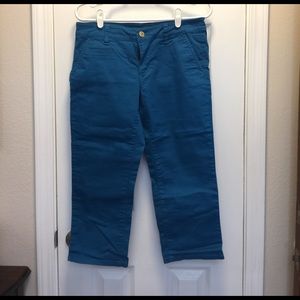 Old Navy TEAL skinny capris