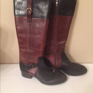 Ariat riding boots black and brown size 7