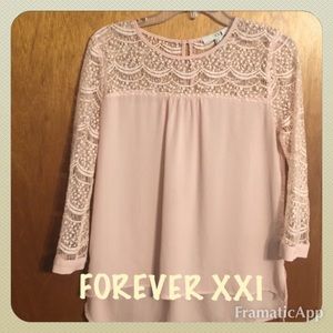 Baby pink Forever XXI top