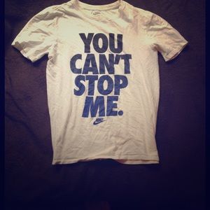 Nike athletic cut t-shirt