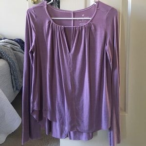 American eagle soft and sexy tee with bell sleeves