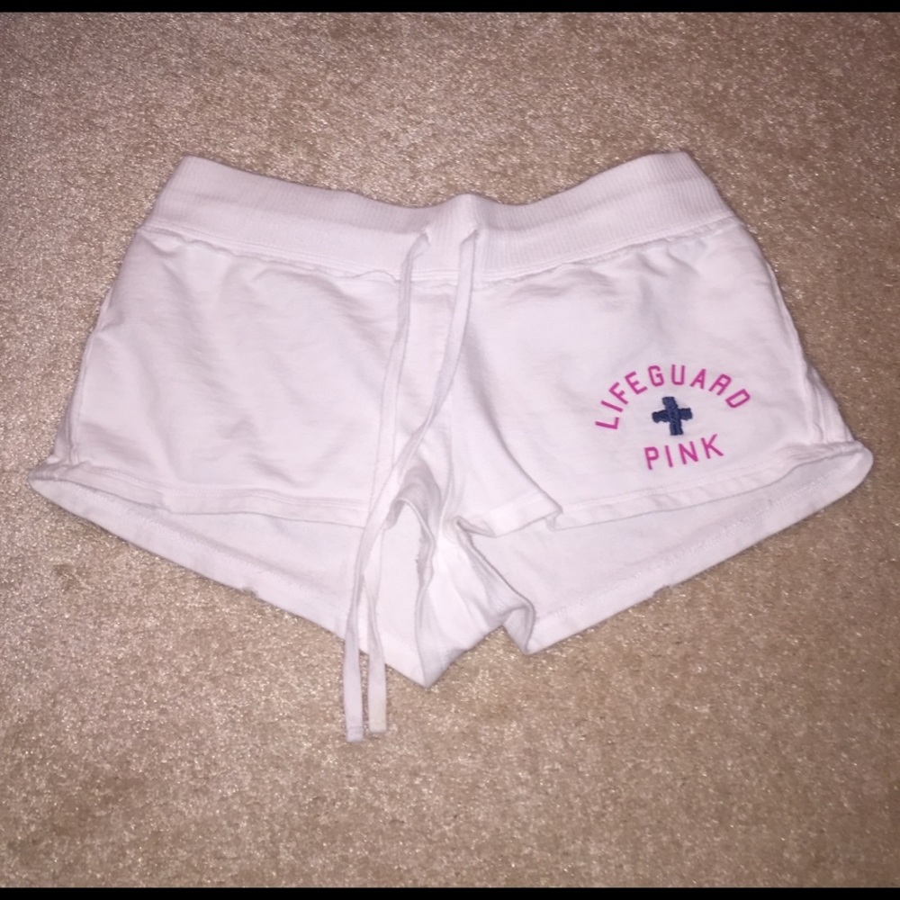 White PINK shorts!