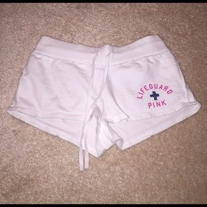 White PINK shorts!