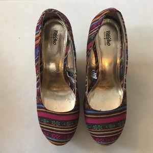 Mossimo Supply Co. Shoes - Mossino Boho Wedge Pumps Heels Mossimo Supply Co. Shoes - Mossino Boho Wedge Pumps Heels