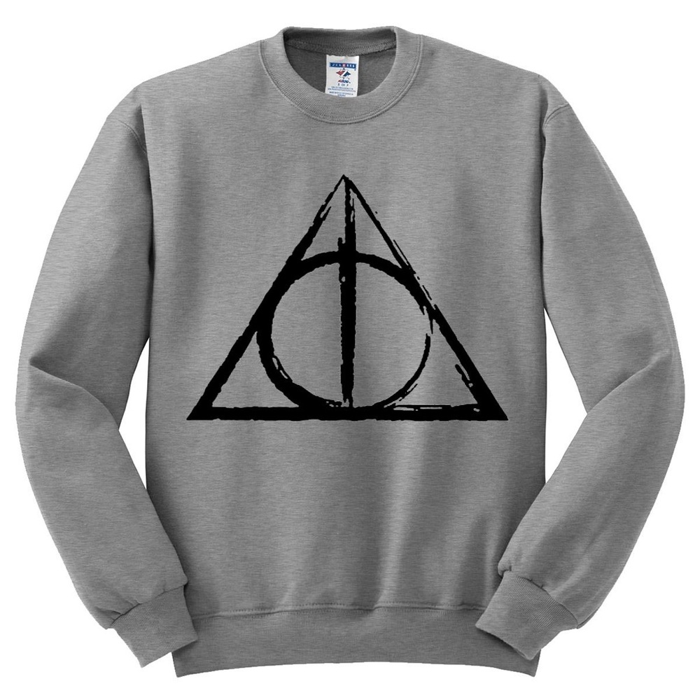 Harry Potter Deathly Hallows Grey UnisexSweatshirt
