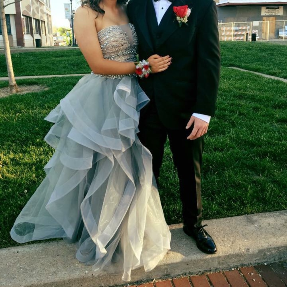 Beaded Prom Dress