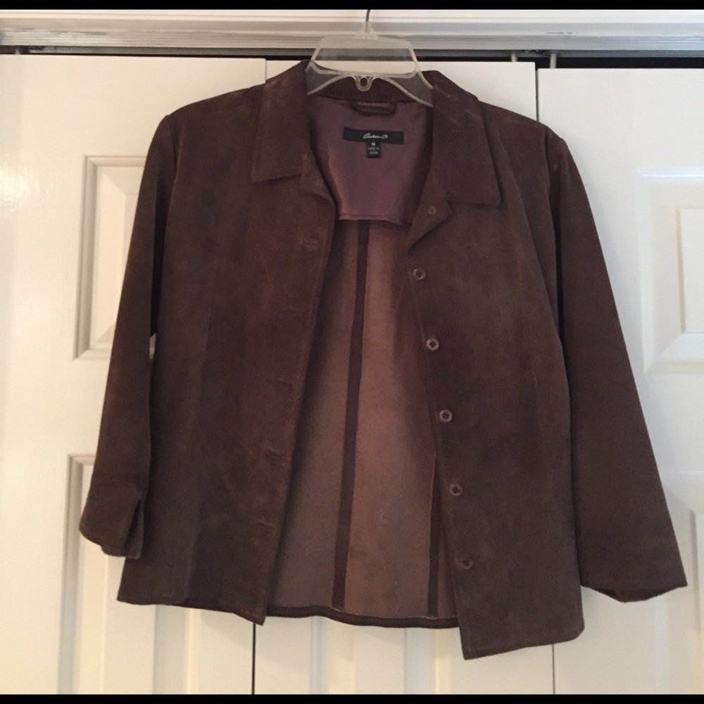 100% suede leather Arden B jacket