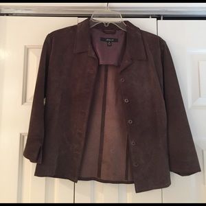 100% suede leather Arden B jacket