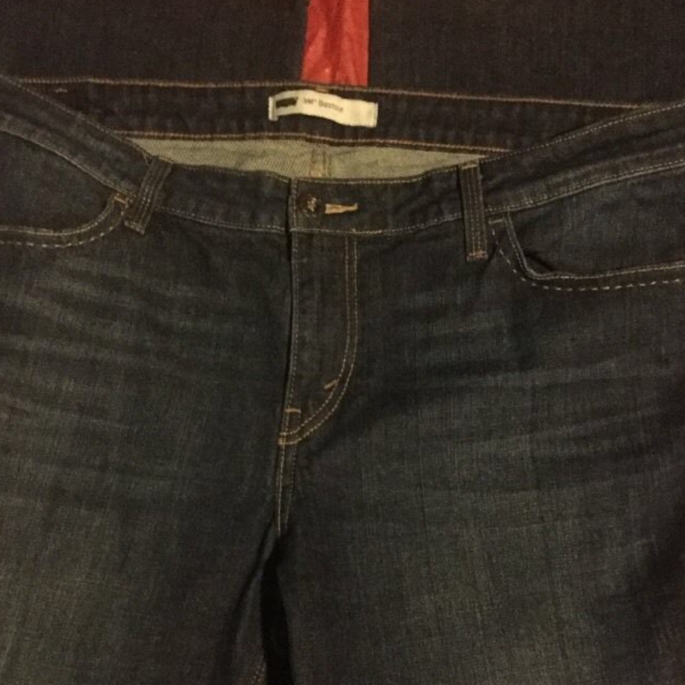 Levi's 590 Bootcut stretch jeans Dark Wash - Picture 2 of 4