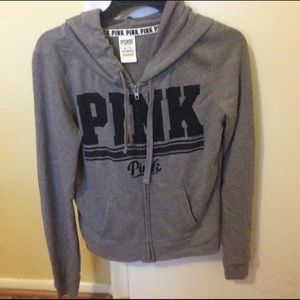 Grey pink Victoria's Secret jacket