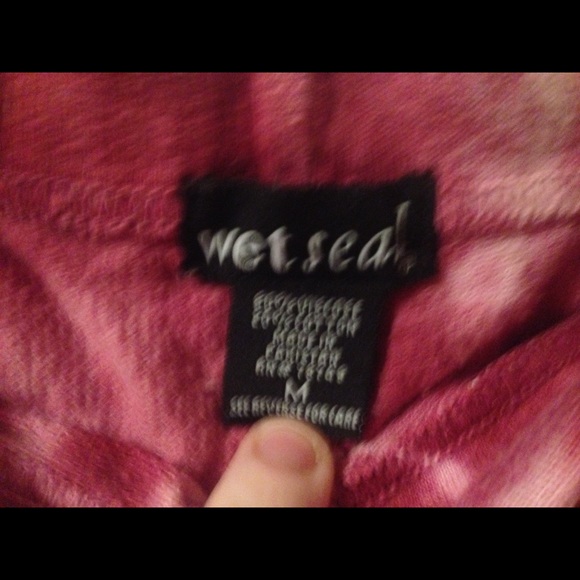 Pink Tie Dye Full Length Leggings / Sweatpants - Picture 3 of 3