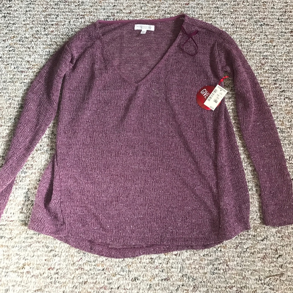 Aeropostale Purple XS Sweater