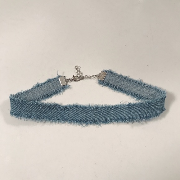 Nasty Gal Jewelry - 🌿 Denim Light Wash Thin Choker
