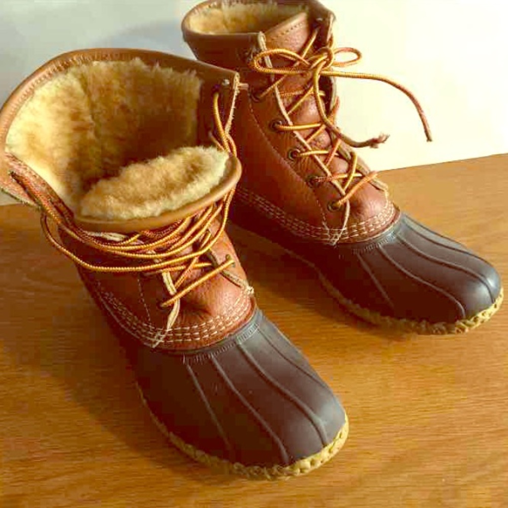 L.l. Bean Shearling Lined Boots