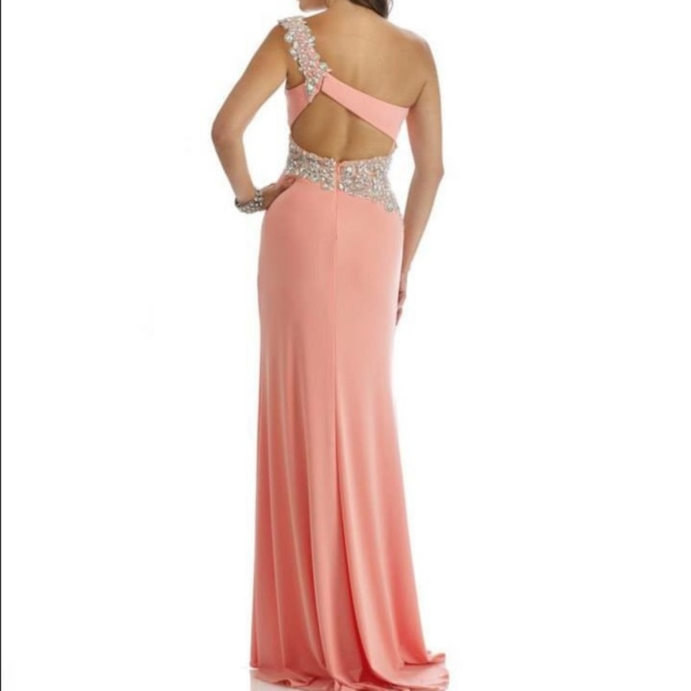 Pink prom dress