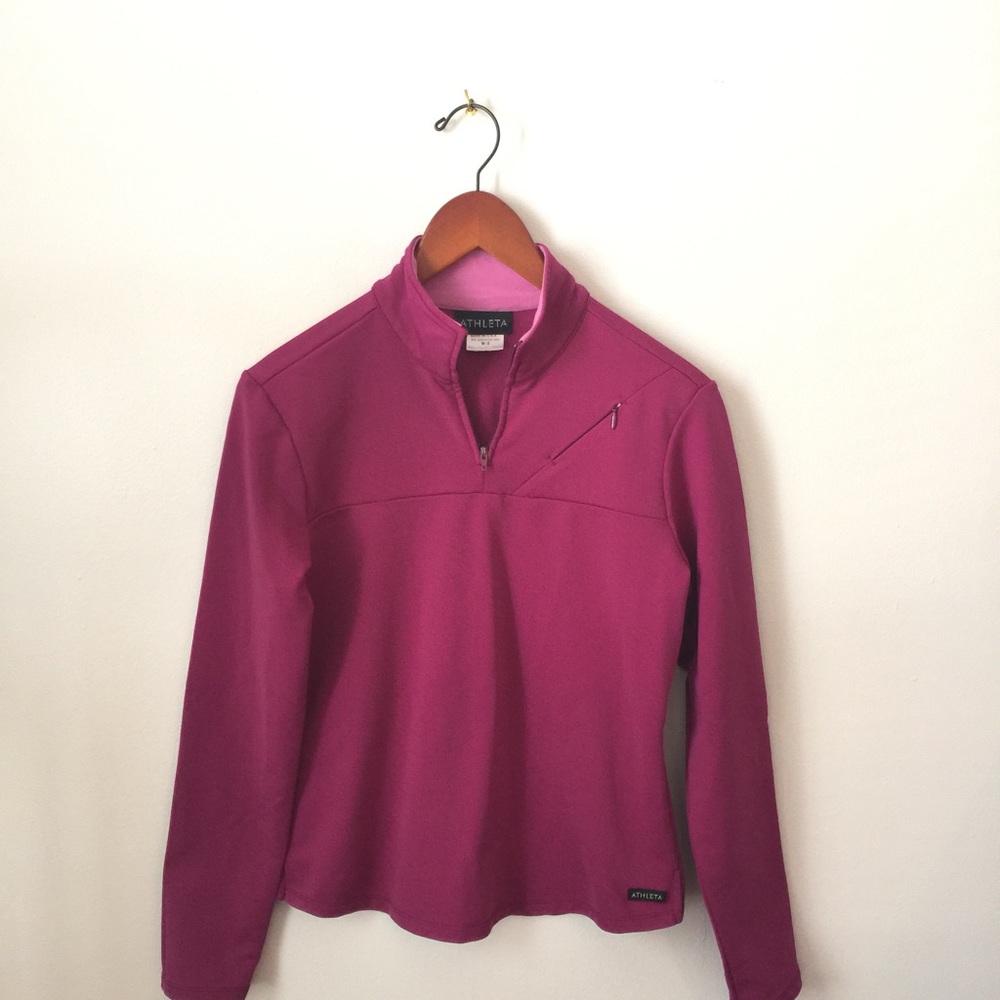 Athleta Quarter Zip Pullover.