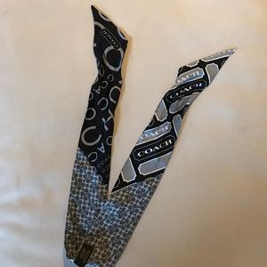 Coach silk head wrap