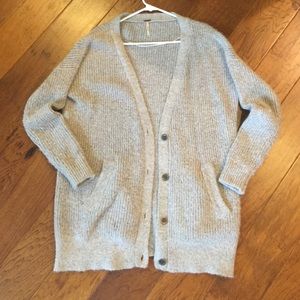SOLD! Grey Knitted Free People Sweater