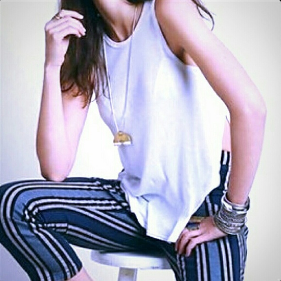 Free People Pants - 🦄FP "black combo" linen pants