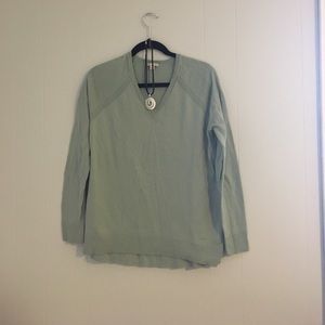 ✨SALE✨GAP wool mint long sleeve v neck sweater
