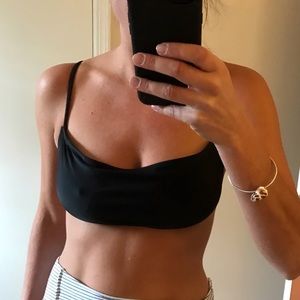 Beach Riot Black Bikini Top
