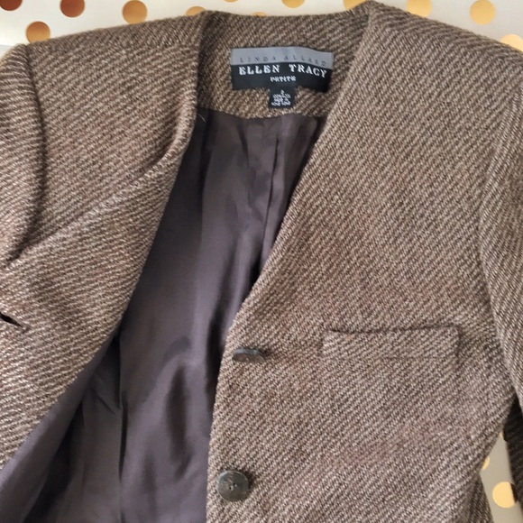 Ellen Tracy Wool Blazer - Picture 3 of 4