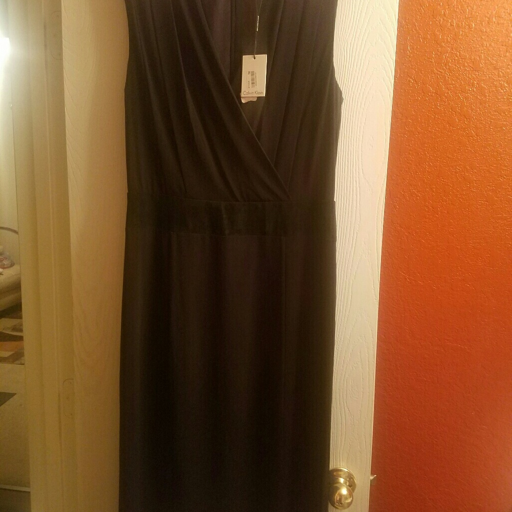 NWT Calvin Klein little black dress LBD