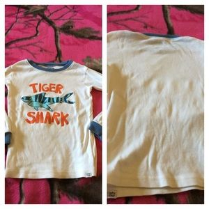 Baby Gap 2 years Tiger Shark pajama shirt