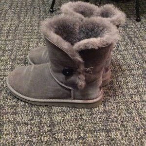 Gray Bailey Button Uggs