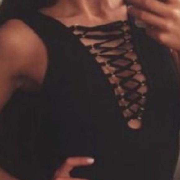 lace up body suit - Picture 2 of 2