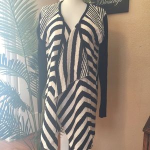 Black and White Cardigan