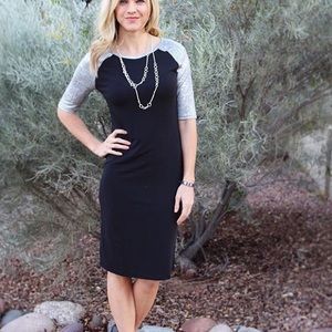 Lularoe Elegant Julia, black/gray NWT