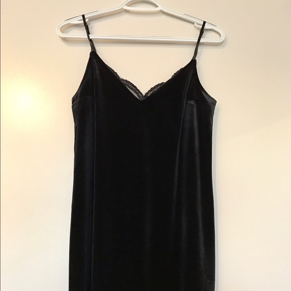Brand New Abercrombie Black Velvet Dress