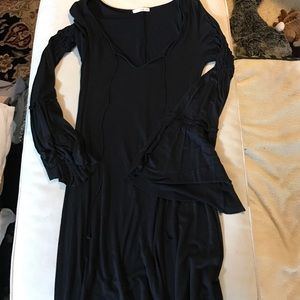 Black Bell Sleeve Dress