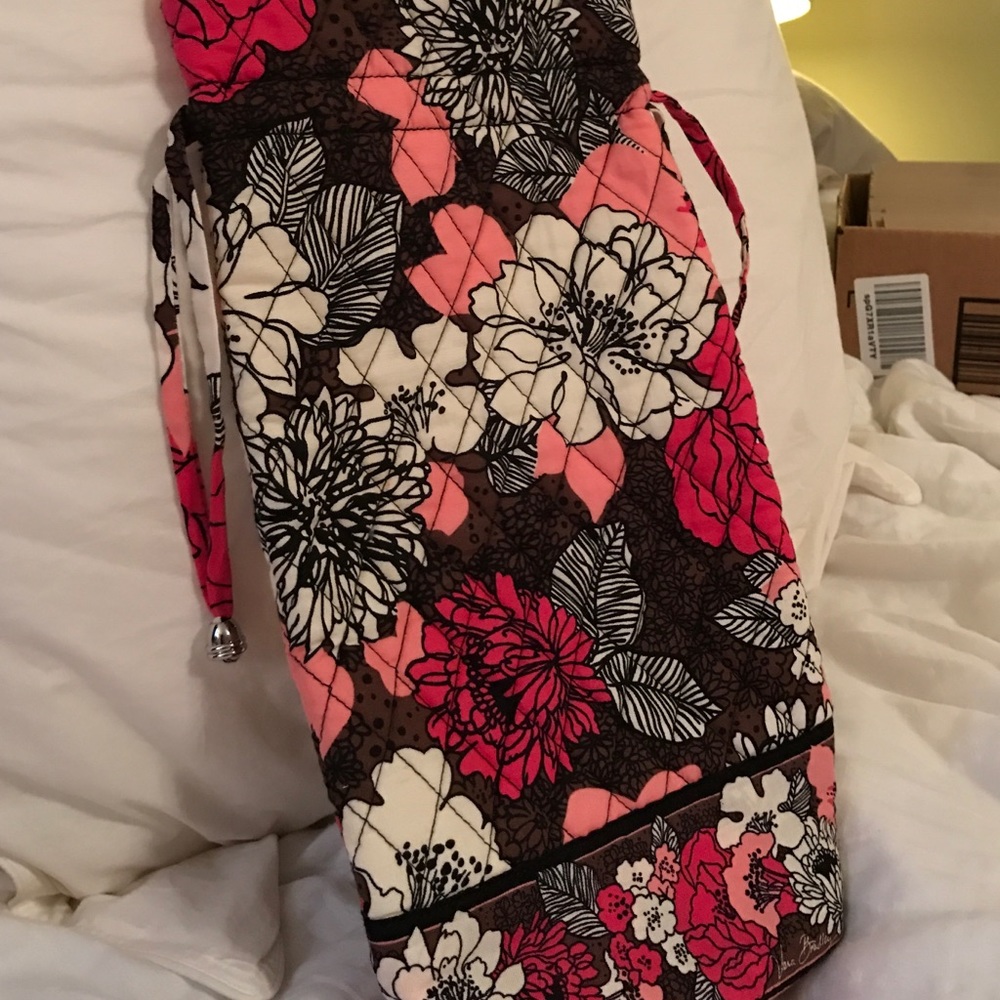 Vera Bradley wine coozie